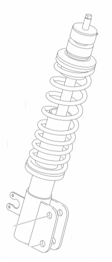 Front LH Shock Absober