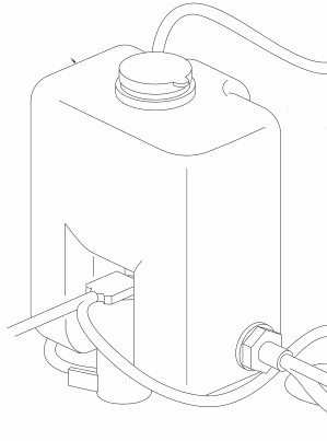 Windshield Washer Fluid Reservoir